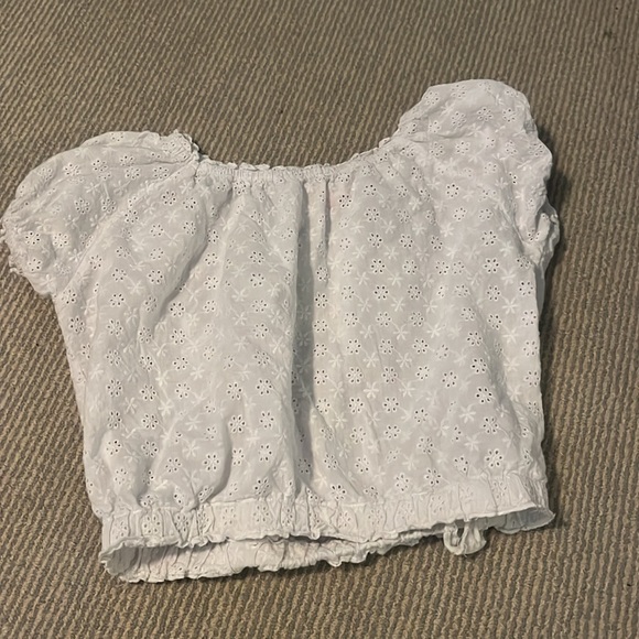 White Ruffle Skirt Set - Picture 3 of 6